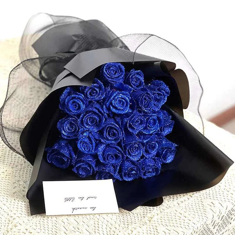 Glitter Rose Bouquet - An Ideal Expression of Love