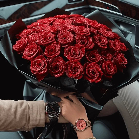 Glitter Rose Bouquet - An Ideal Expression of Love