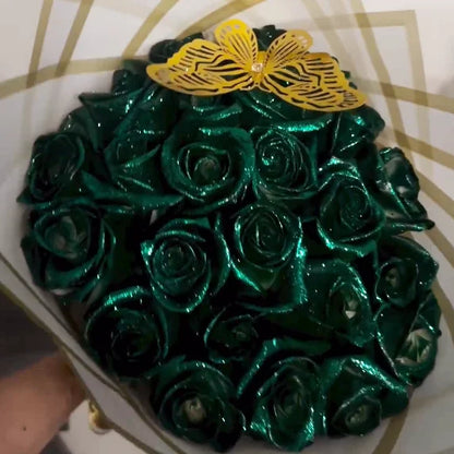 Glitter Rose Bouquet - An Ideal Expression of Love