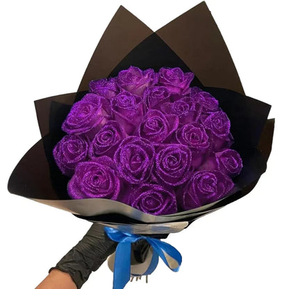 Glitter Rose Bouquet - An Ideal Expression of Love