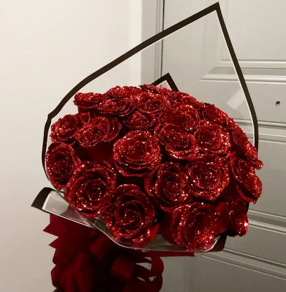 Glitter Rose Bouquet - An Ideal Expression of Love