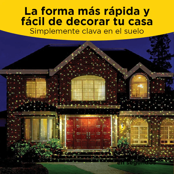 ✨ Proyector Navideño — Un Espectáculo de Luces Mágicas 🎄