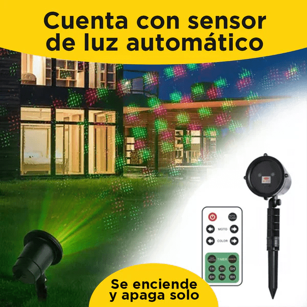 ✨ Proyector Navideño — Un Espectáculo de Luces Mágicas 🎄